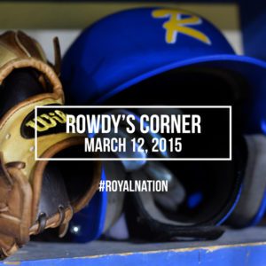 Rowdy's Corner, March 12, 2015