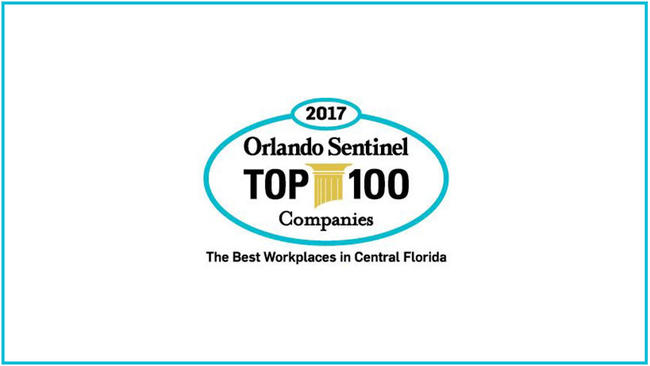 Orlando Sentinel Top 100 Companies Logo