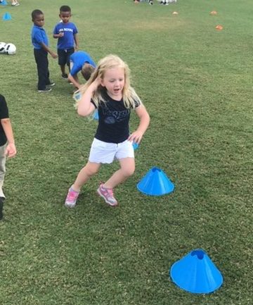 Lower School Soccer Clinic Participant